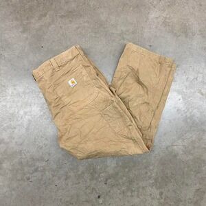Baggy Tan Carhartt carpenter pants Size 42x30
